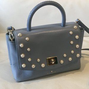 Kate Spade Crossbody baby blue Serrano Place Pearl Handbag